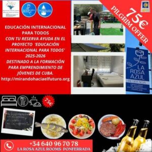 Hospedaje y Comida Solidaria en el Camino de Santiago
